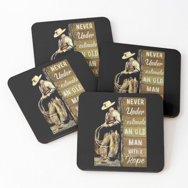 Item preview, Cowboy Never Underestimate An Old Man With A Rope designed and sold by Douglafa.