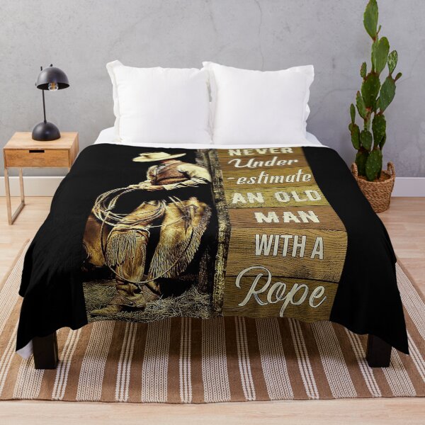 Item preview, Cowboy Never Underestimate An Old Man With A Rope designed and sold by Douglafa.