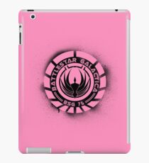 Battlestar Galactica Grunge - Pink Line iPad Case/Skin