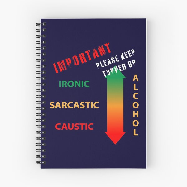 Item preview, Ironic Sarcastic Caustic humor affected by alcohol intake. Keep Topped Up. Drinking Humor designed and sold by MultistorieDog.