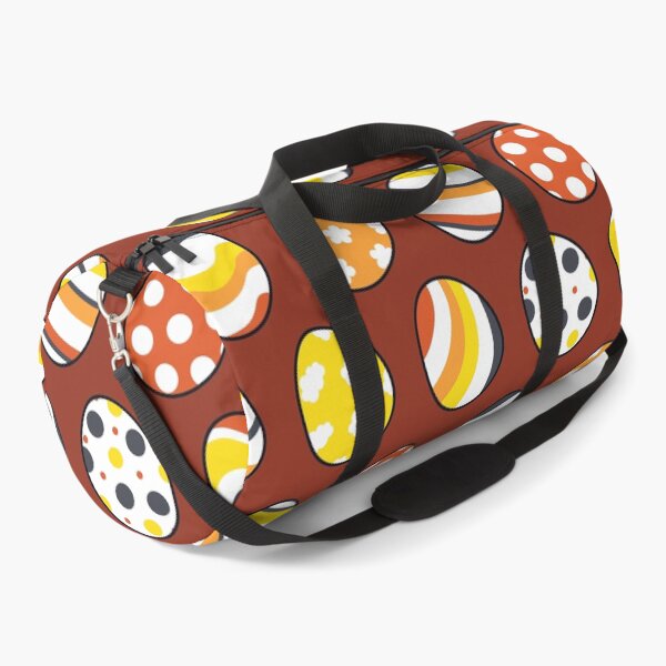 Item preview, Egg Pattern | Yellow Orange Gray | Stripes Clouds Flowers Dots | Maroon designed and sold by Wintre2.
