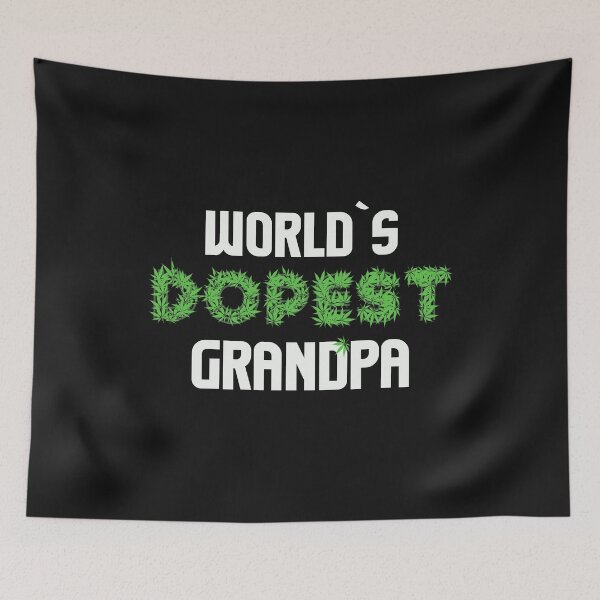 Item preview, Worlds Dopest Grandpa Granddad Cannabis Marihuana Ganja Pot Stoner Opa Gift designed and sold by TheAplus.