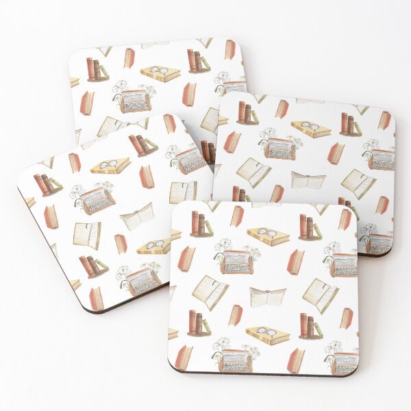 Item preview, Book Lover Watercolor Seamless Pattern designed and sold by KrisSidDesigns.