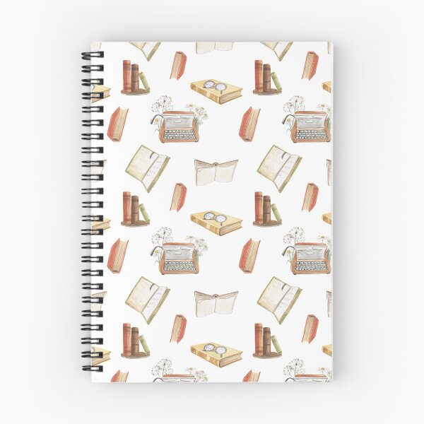 Item preview, Book Lover Watercolor Seamless Pattern designed and sold by KrisSidDesigns.