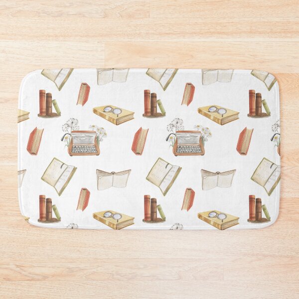 Item preview, Book Lover Watercolor Seamless Pattern designed and sold by KrisSidDesigns.