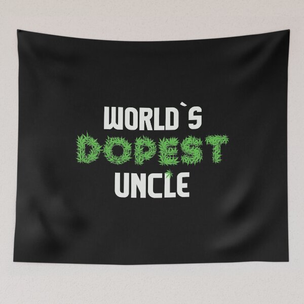 Item preview, Worlds Dopest Uncle Cannabis Marihuana Ganja Pot Stoner Kinsman Gift designed and sold by TheAplus.