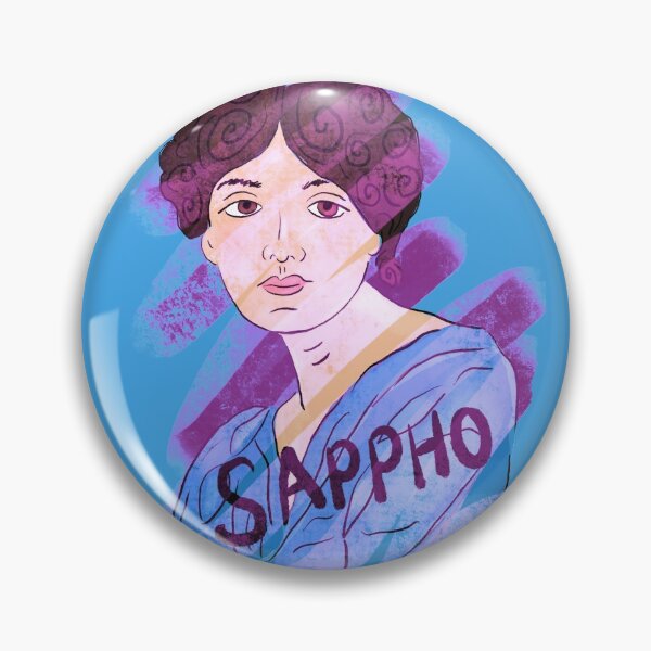 Item preview, Sappho Greek statue illustration designed and sold by iliketeas.