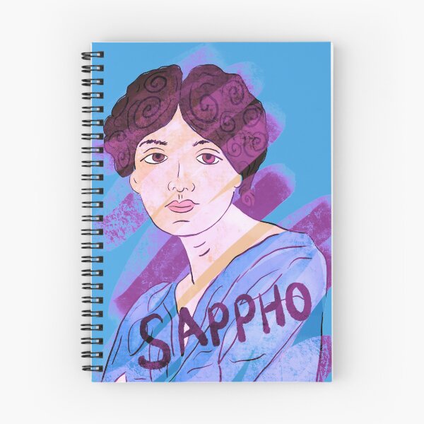 Item preview, Sappho Greek statue illustration designed and sold by iliketeas.