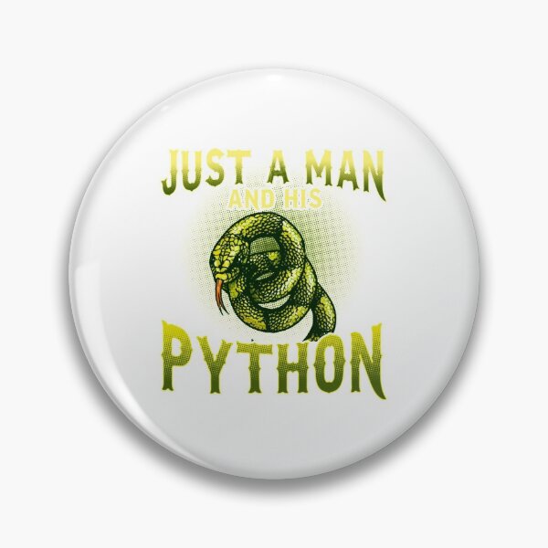 Item preview, Python Lover Snake Fan Just A Man And His Python  | Gift shirt designed and sold by trending-cats.
