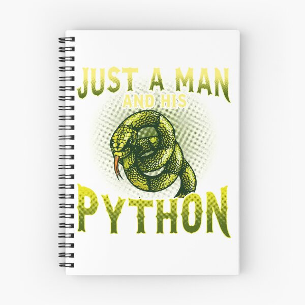 Item preview, Python Lover Snake Fan Just A Man And His Python | Gift shirt designed and sold by trending-cats.