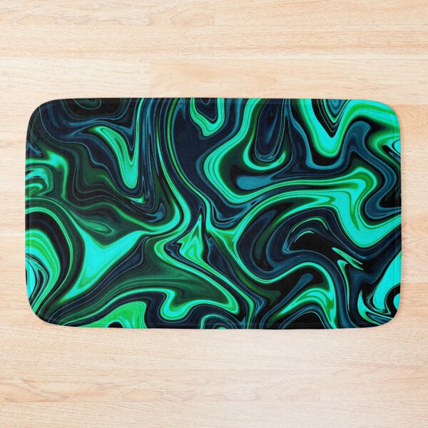 Item preview, Neon Turquoise Fluid in the Dark designed and sold by Flydea.