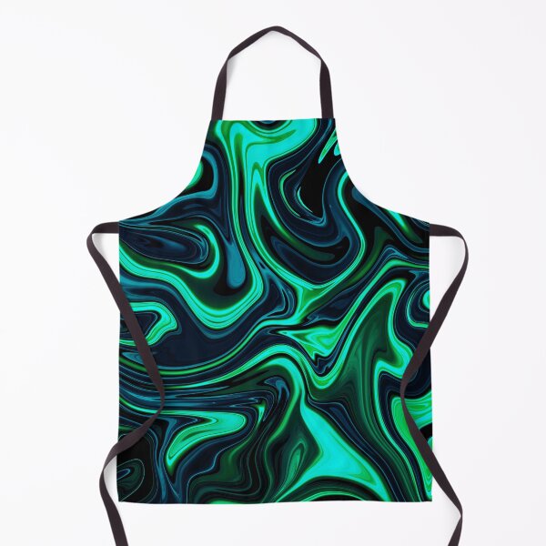 Item preview, Neon Turquoise Fluid in the Dark designed and sold by Flydea.