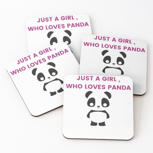 Item preview, Just a girl, who loves panda designed and sold by JFbuyshop.