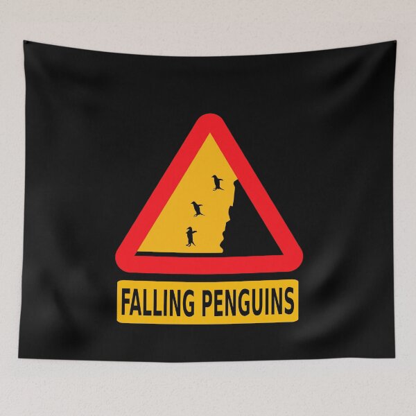 Item preview, CAUTION FALLING PENGUINGS designed and sold by T-paw.