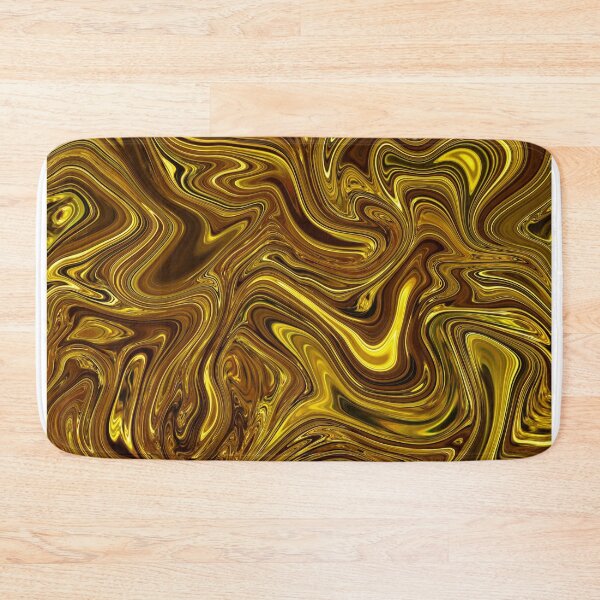Item preview, Glossy Abstract Marble in Brown Color designed and sold by Flydea.