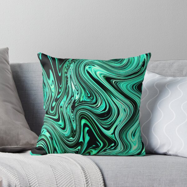 Item preview, Glossy Turquoise Color in Abstract Fluid designed and sold by Flydea.