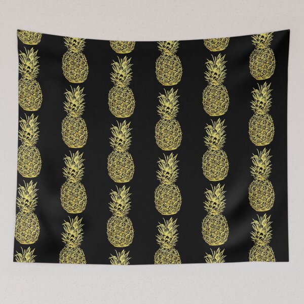 Item preview, Cute Golden Pineapple Pattern designed and sold by sasijaya.