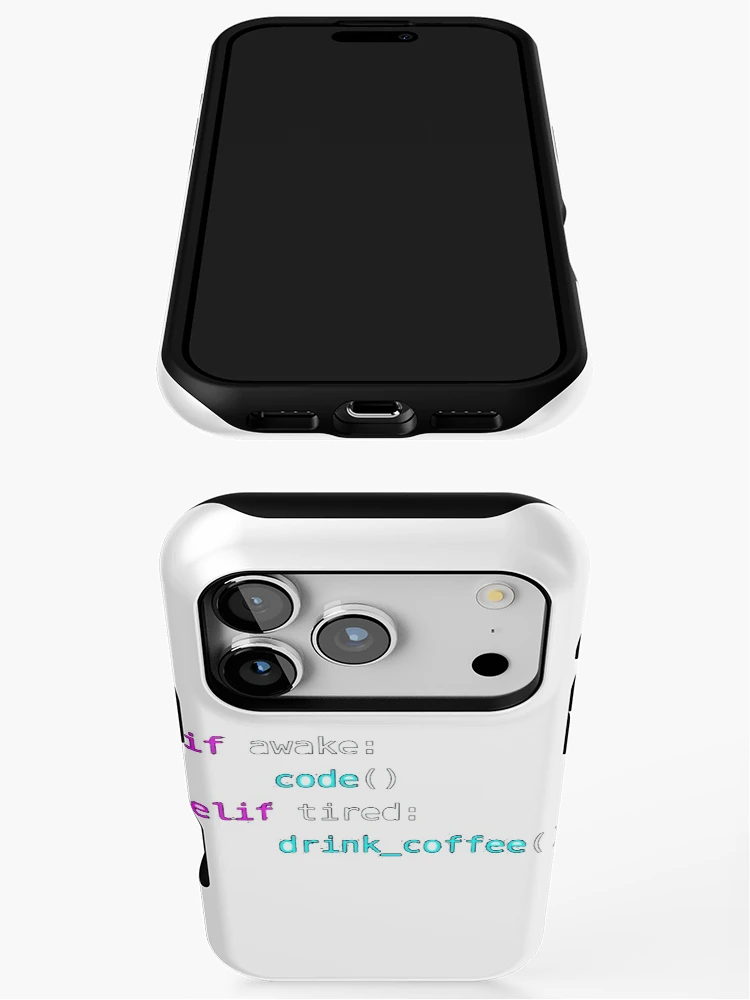 Thumbnail 3 of 4, iPhone Case, Coding Algorithm for Python Developer  | Gift shirt designed and sold by trending-cats.