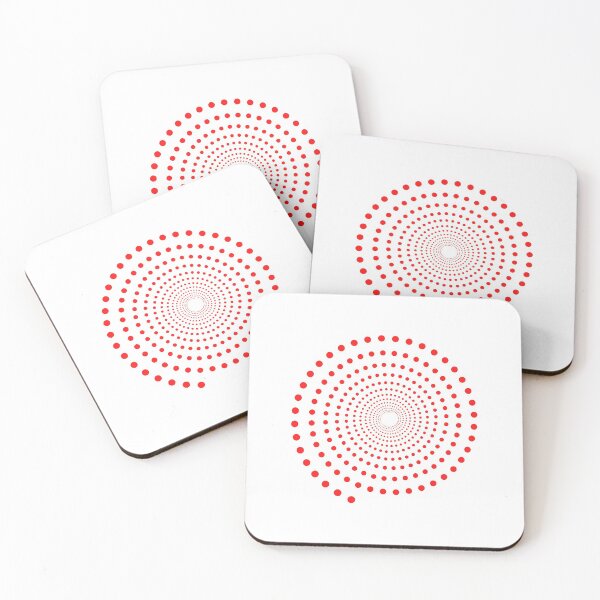 Item preview, Red spiral dot designed and sold by Smileycreation.