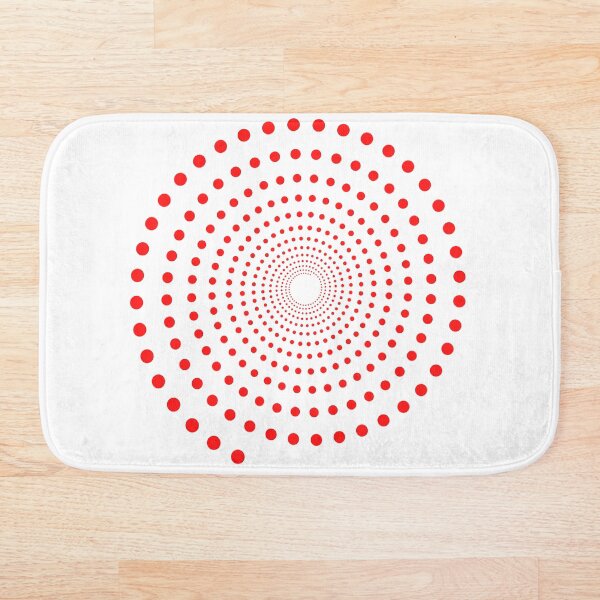 Aperçu de l'œuvre Point en spirale rouge créée et vendue par Smileycreation.
