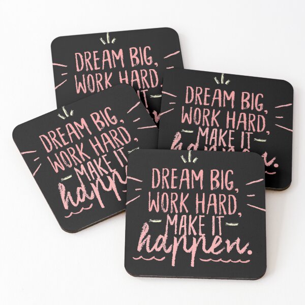 Item preview, Dream Big Work Hard Make It Happen designed and sold by Ani1111.