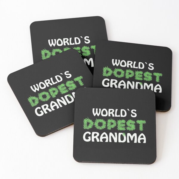 Item preview, Worlds Dopest Grandma Cannabis Marihuana Ganja Pot Stoner Grandmom Mommy Nana Gift designed and sold by TheAplus.