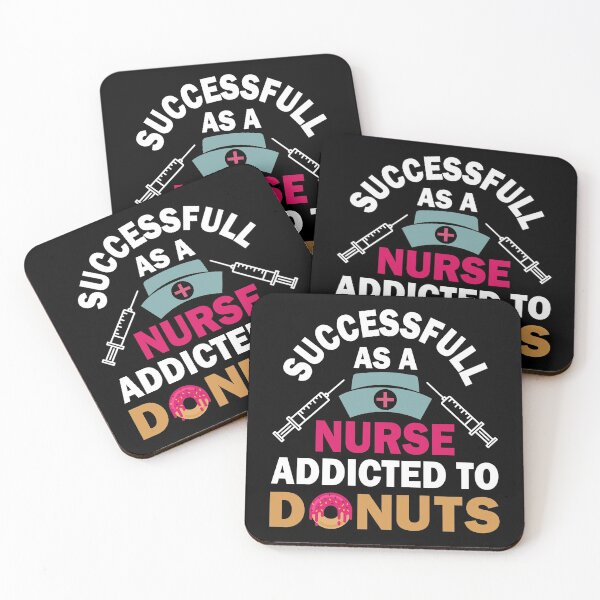 Item preview, Successful As A Nurse Addicted To Donuts designed and sold by AmethystMurad.