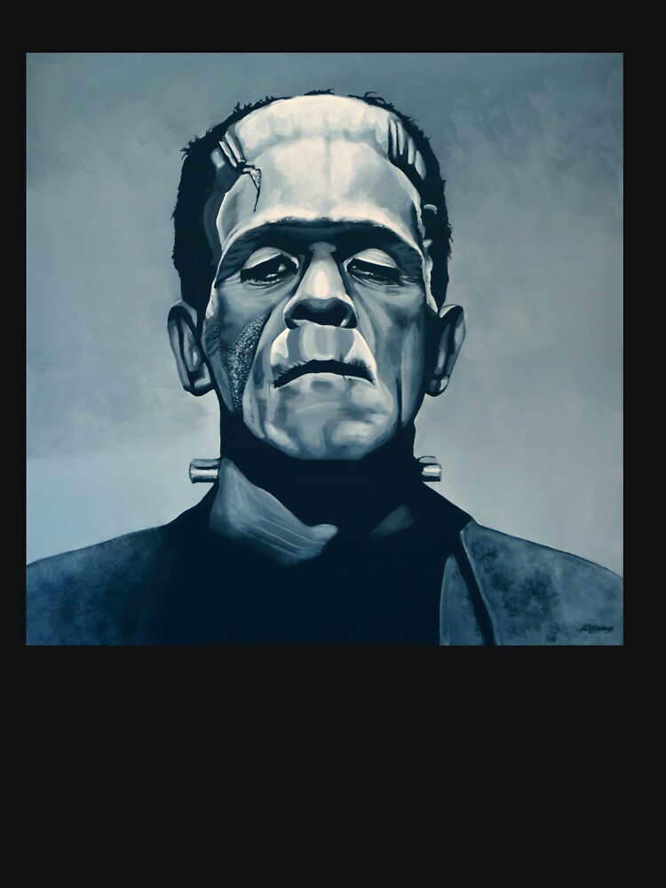 Boris Karloff As Frankenstein T Shirt By Paulmeijering Redbubble Frankenstein T Shirts