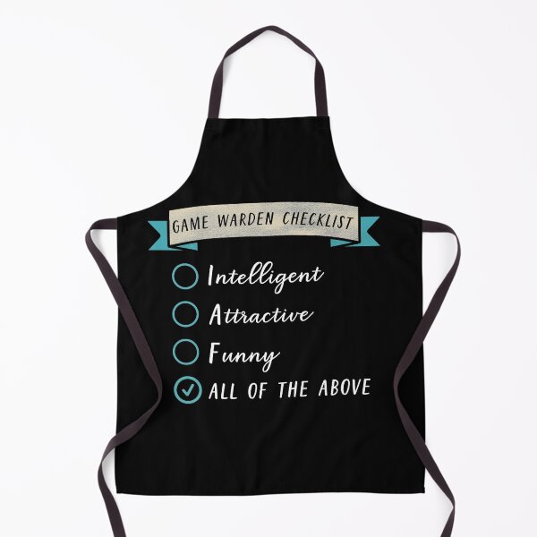Item preview, Game Warden Checklist designed and sold by Teelogic.