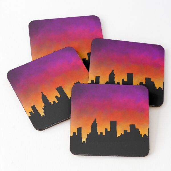 Item preview, City skyline sunset designed and sold by haylizzle.