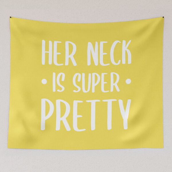 Item preview, Her Neck Is Super Pretty (Yellow BG) designed and sold by FilipeFerreira.