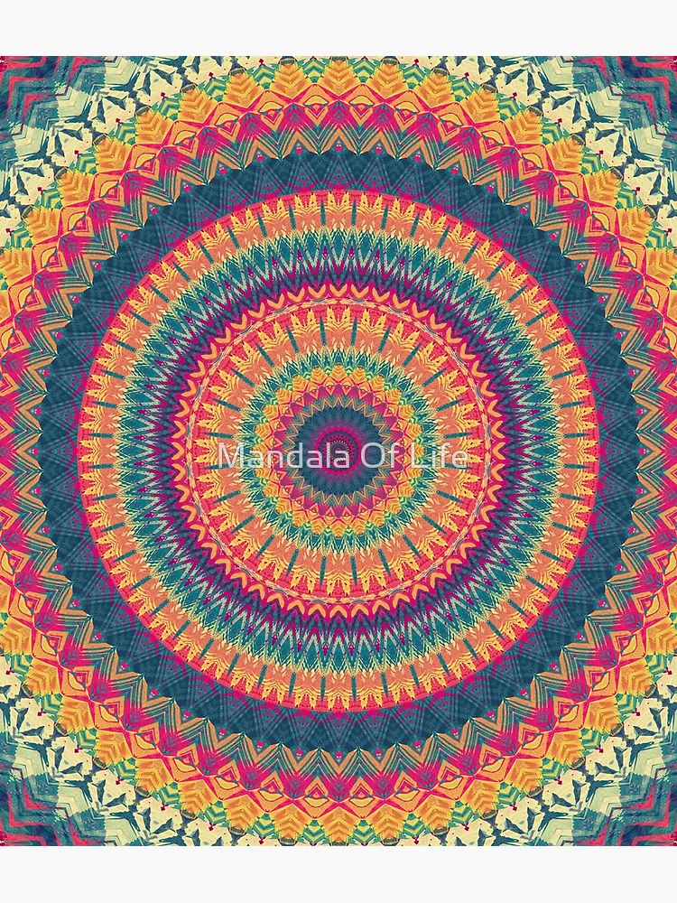 Thumbnail 3 of 3, Poster, Mandala 119 designed and sold by Mandala Of Life.