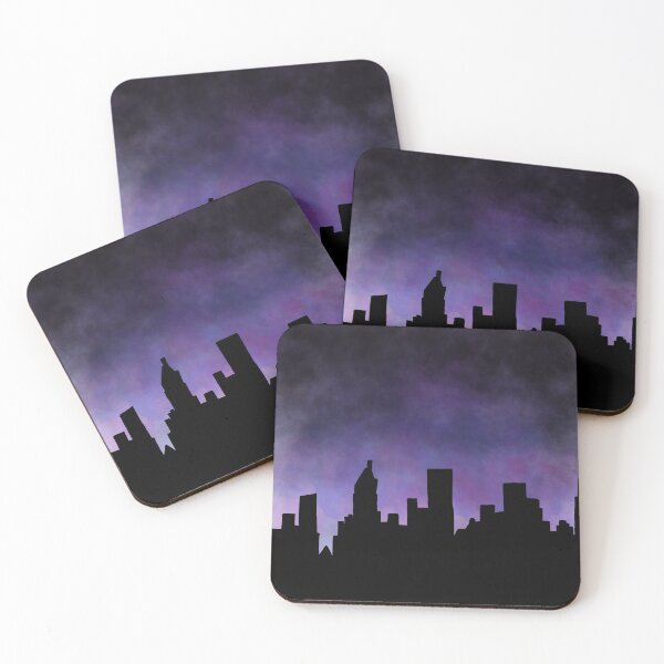 Item preview, city skyline dusk designed and sold by haylizzle.