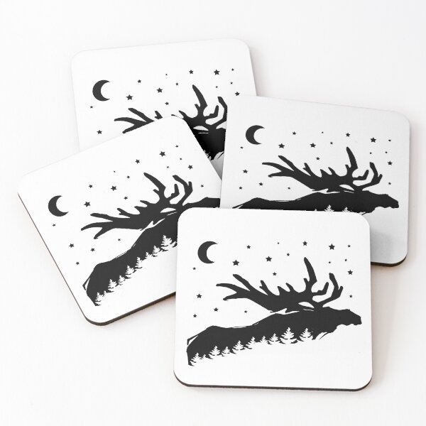 Item preview, Wild Moose, Outdoors Adventure Nature Gift designed and sold by FuntasticDez.