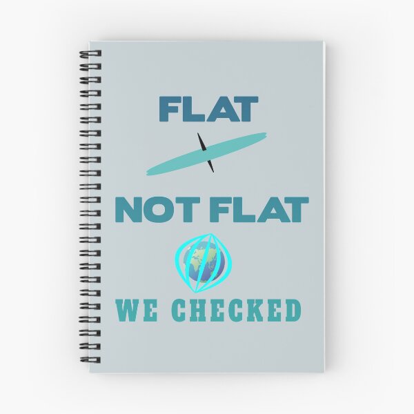 Item preview, The earth is not flat. We checked it out. designed and sold by Bodino.