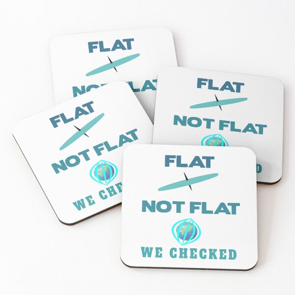Item preview, The earth is not flat. We checked it out. designed and sold by Bodino.