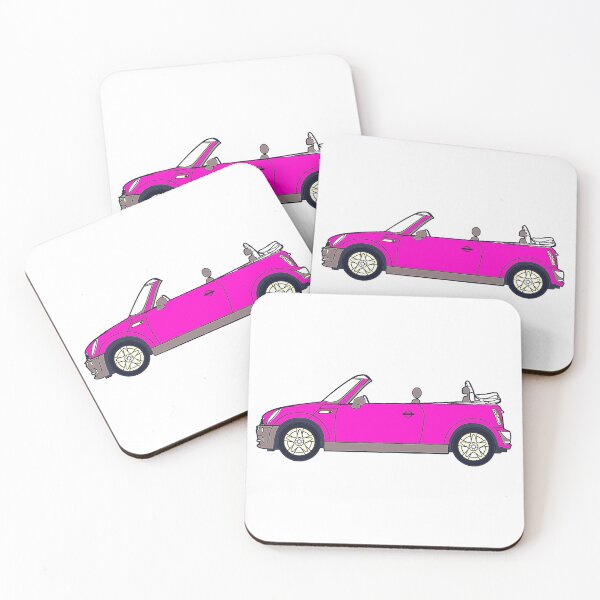 Item preview, Mini cooper pink designed and sold by Smileycreation.