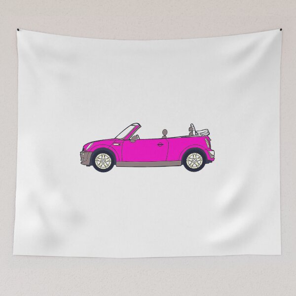 Item preview, Mini cooper pink designed and sold by Smileycreation.