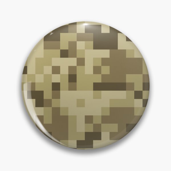 Item preview, Digital Pixel Camo Camouflaged Desert Brown Tan designed and sold by Too Sweet.