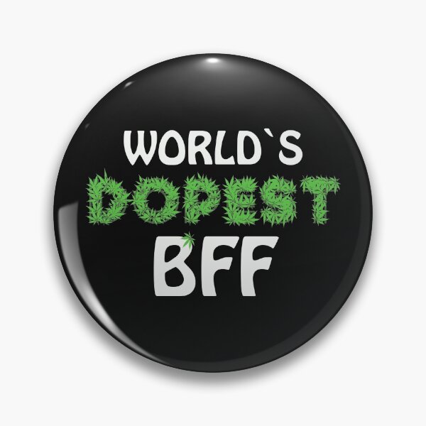 Item preview, Worlds Dopest BFF Cannabis Marihuana Ganja Pot Stoner Best Friends Forever Gift designed and sold by TheAplus.