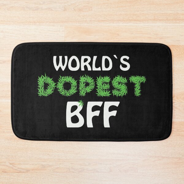 Item preview, Worlds Dopest BFF Cannabis Marihuana Ganja Pot Stoner Best Friends Forever Gift designed and sold by TheAplus.