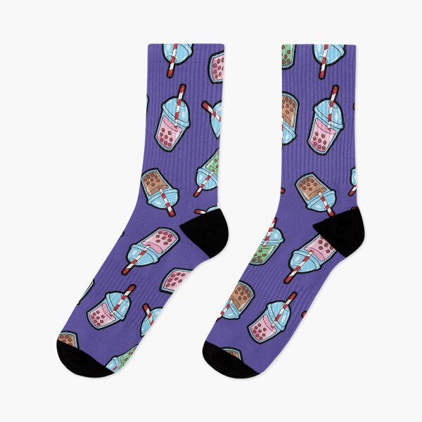 Item preview, Bubble Tea Purple Pattern designed and sold by keeleypost.
