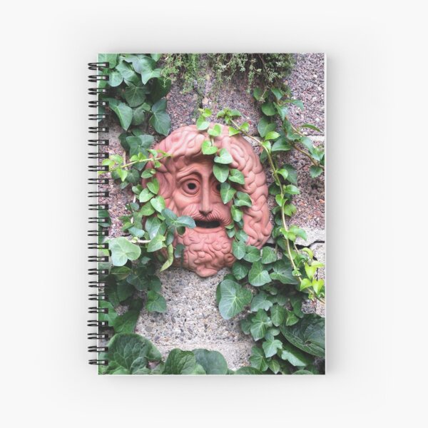 Watching Over the 19th Century Garden Spiral Notebook