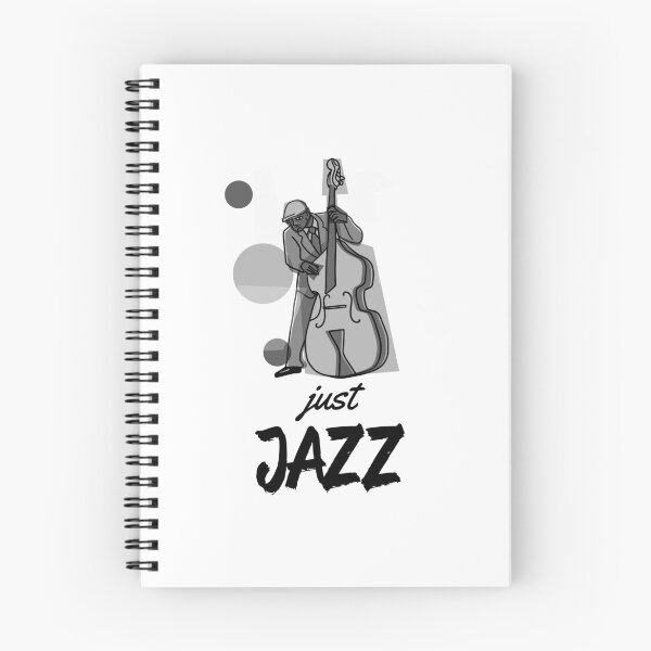 Item preview, Jazz Music "Just Jazz Double Bass Player - White" designed and sold by ProfusionPro.
