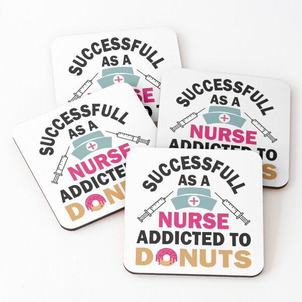 Item preview, Successful As A Nurse Addicted To Donuts designed and sold by AmethystMurad.