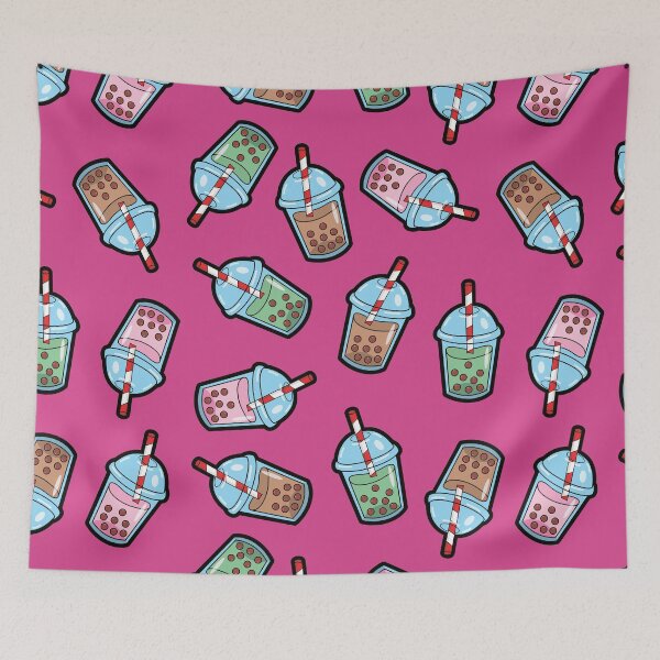 Item preview, Bubble Tea Magenta Pattern designed and sold by keeleypost.