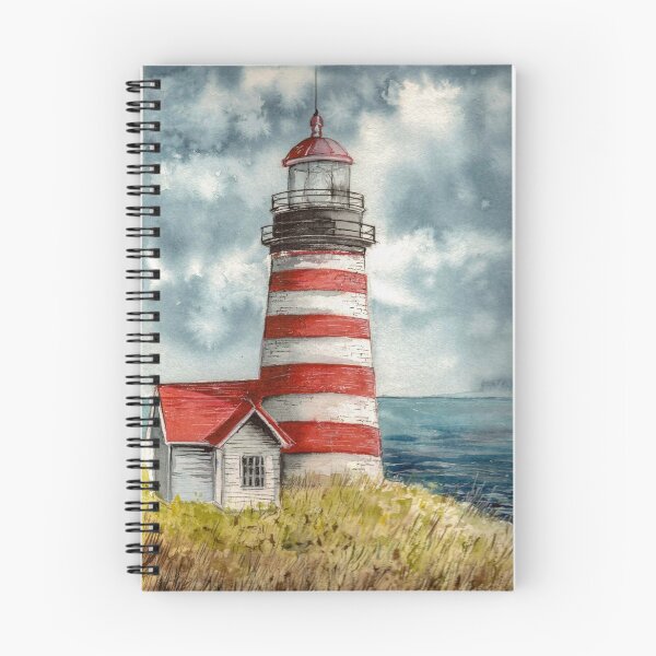 Item preview, Old lighthouse West Quoddy  maine designed and sold by Lillasart.