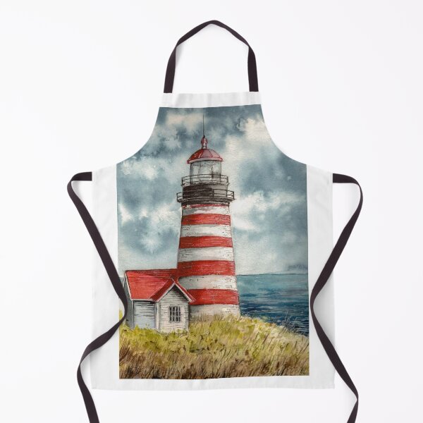 Item preview, Old lighthouse West Quoddy maine designed and sold by Lillasart.