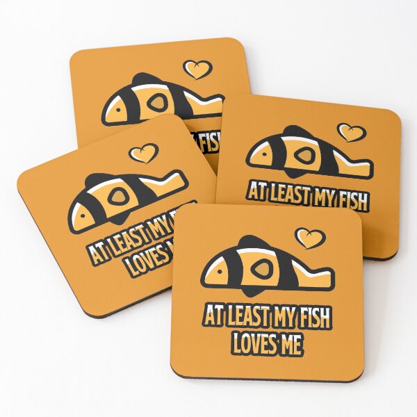 Item preview, At Least My Fish Loves Me Aquarium Fish Keeper Aquarist Gift designed and sold by TheAplus.