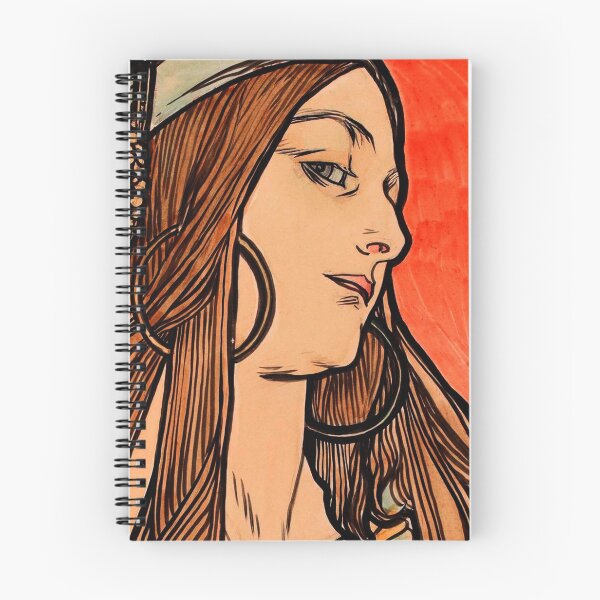 Aperçu de l'œuvre Collection Art Nouveau - Dame avec pendentif créée et vendue par Artificialx.